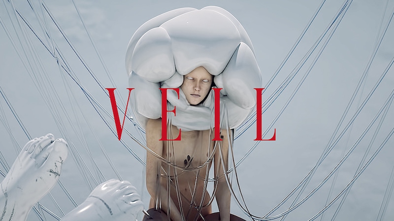 「Veil」のミュージックビデオのワンシーン。