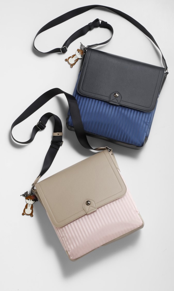 小倉唯×ANNA SUI ストライプショルダーバッグ