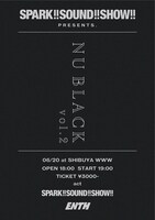 「SPARK!!SOUND!!SHOW!! presents NU BLACK vol.2」告知ビジュアル