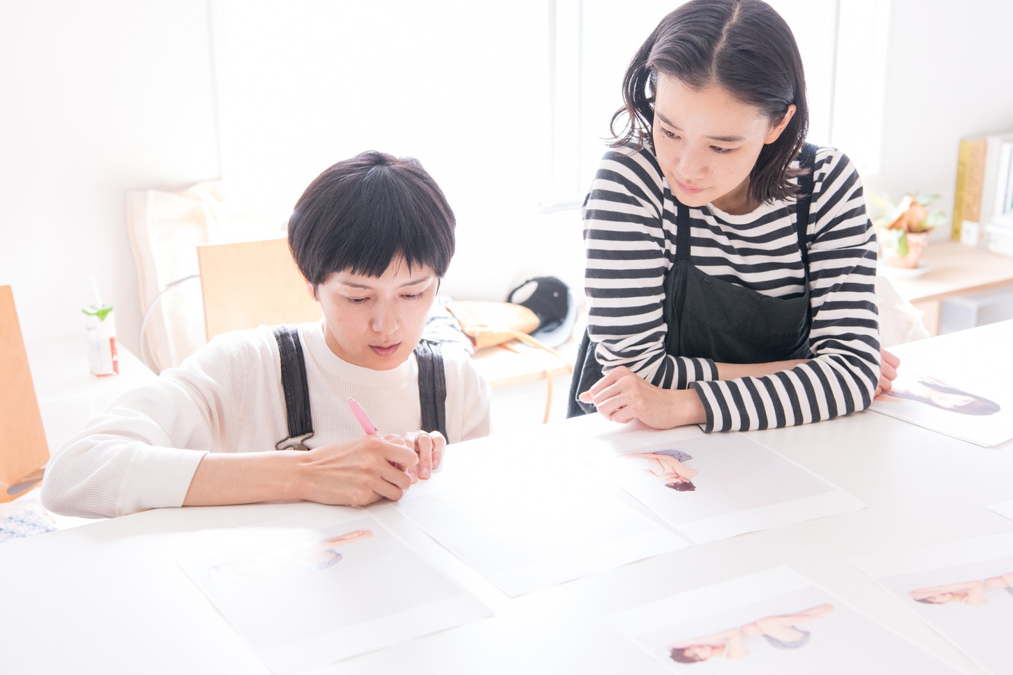 左から菊池亜希子、蒼井優（撮影：齊藤晴香）