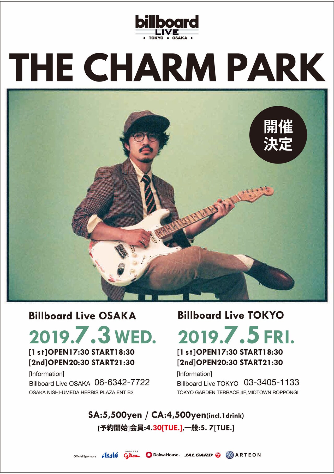 THE CHARM PARKが東京大阪でBillboard公演