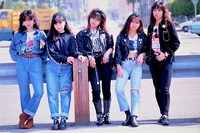 1989年（平成元年）当時のプリンセス プリンセス。（提供：SME Records）