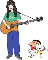 あいみょんの本編出演ビジュアル。