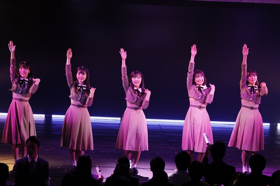 乃木坂46の4期生によるミニライブの様子。（写真提供：ソニー・ミュージックレーベルズ）