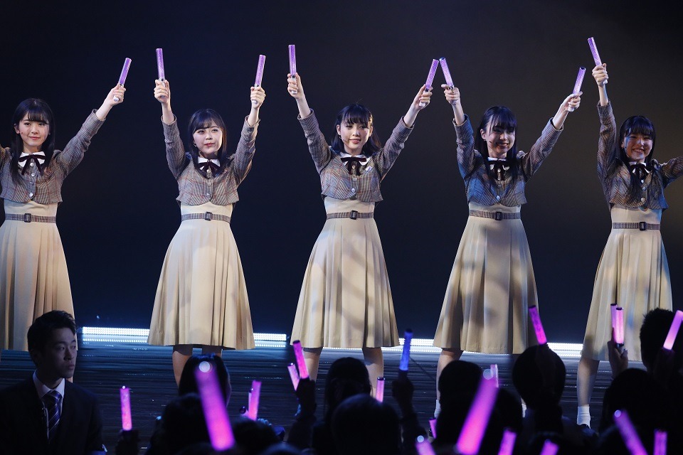 乃木坂46の4期生によるミニライブの様子。（写真提供：ソニー・ミュージックレーベルズ）