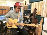 D.W.ニコルズがいつも使っているレコーディングスタジオXylomania Studioにて。