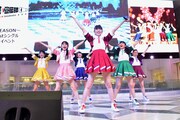 ときめき▽宣伝部「ときめき▽宣伝部のVICTORY STORY / 青春ハートシェイカー」リリース記念イベントの様子。