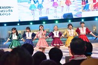 ときめき▽宣伝部「ときめき▽宣伝部のVICTORY STORY / 青春ハートシェイカー」リリース記念イベントの様子。