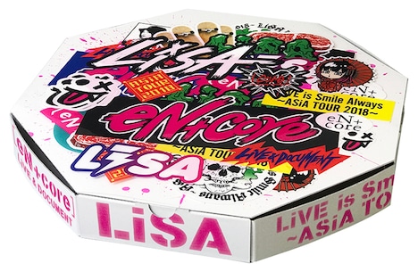 LiSA「LiVE is Smile Always ～ASiA TOUR 2018～[eN ＋ core] LiVE & DOCUMENT」完全生産限定盤パッケージ