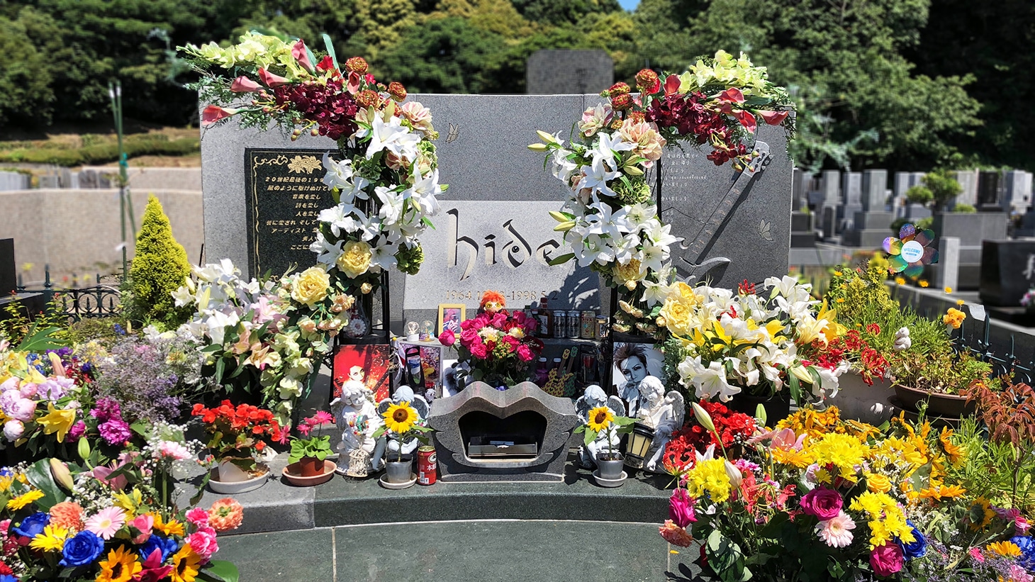 hideの墓（2019年撮影）