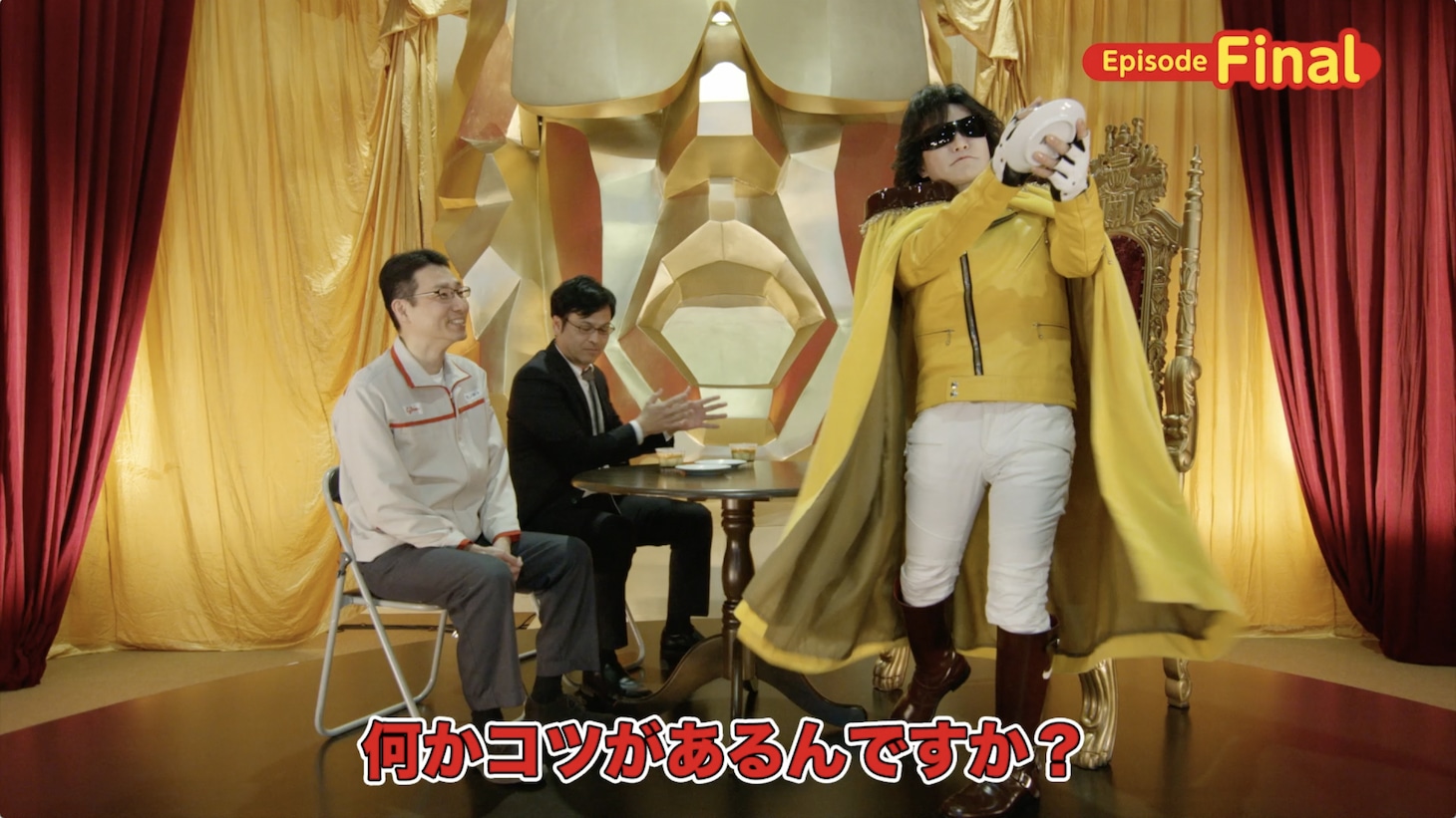 Toshlが出演するプッチンプリンスペシャルムービーのワンシーン。
