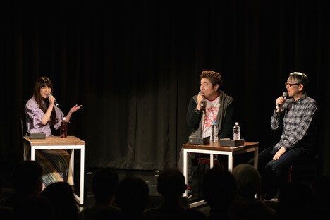 トーク中の様子。