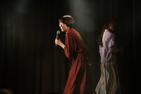 Nao☆の急な指令でまったく似てない芦田愛菜のモノマネを披露し、案の定スベるMegu。