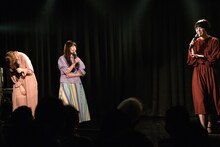 左からKaede、Nao☆、Megu。