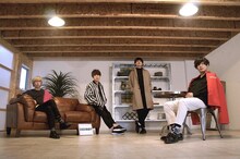 GOODWARP。左から2番目がコウチケンゴ（Dr）。