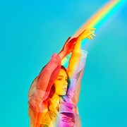 安田レイ「dazzling tomorrow」配信ジャケット