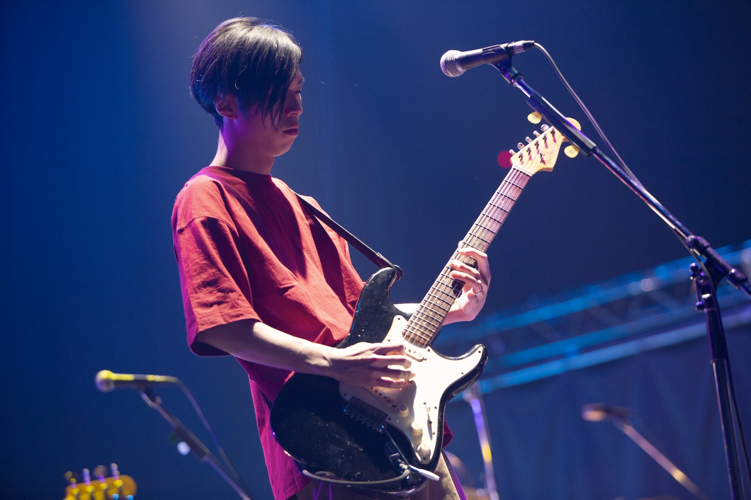 never young beachのライブの様子。