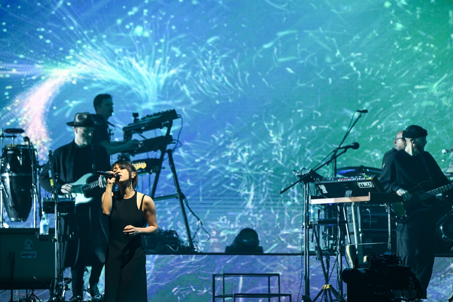 宇多田ヒカル「Hikaru Utada Laughter in the Dark Tour 2018」の様子。（撮影：岸田哲平）
