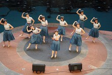 福岡・キャナルシティ博多で行われた「掴め！LinQのど真ん中」結果発表イベントの様子。（写真提供：ジョブネット）