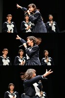 ひさびさの「いやーさかー！」を決める中山莉子。