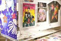 企画展「エビ展 ～永遠に中学生の彼女たち～」の様子。