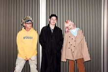 左から小見山峻、吉田圭佑、PORIN（Awesome City Club）。