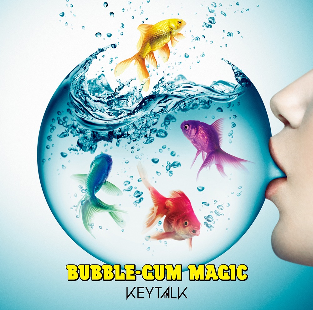 KEYTALK「BUBBLE-GUM MAGIC」通常盤ジャケット
