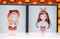 カミナリアイとKizuna AI（キズナアイ）。