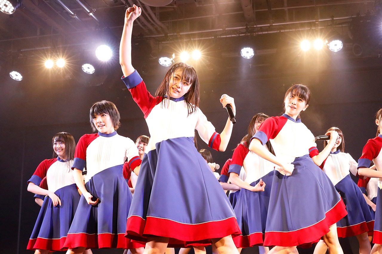 STU48の劇場公演「GO!GO! little SEABIRDS!!」の様子。(c)STU48