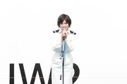 STU48号の就役式でスピーチするSTU48のキャプテン・岡田奈々。(c)STU48