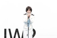 STU48号の就役式でスピーチするSTU48のキャプテン・岡田奈々。(c)STU48