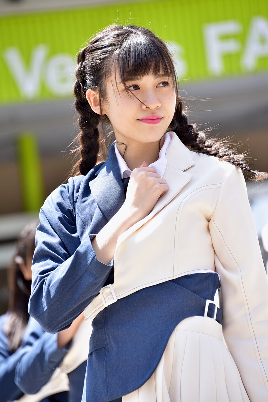 ラストアイドル　阿部菜々実　生写真　ロングカーディガン　直筆 ラストアイドルの絶対的エース♡ bisレギュラーモデル阿部菜々実