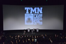 「TMN final live LAST GROOVE 1994」プレミア上映会の様子。