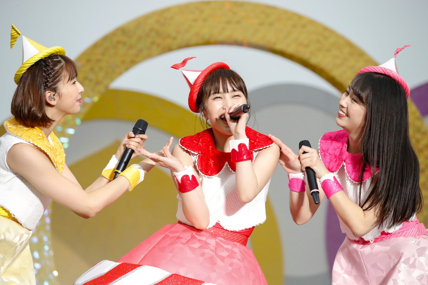 「ももクロ春の一大事2019 in黒部市 ～笑顔のチカラ つなげるオモイ～」の様子。（Photo by HAJIME KAMIIISAKA＋Z）