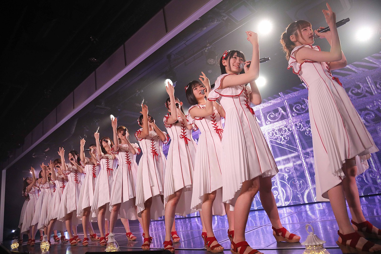 NGT48チームNIII「誇りの丘」公演の千秋楽の様子。(c)AKS
