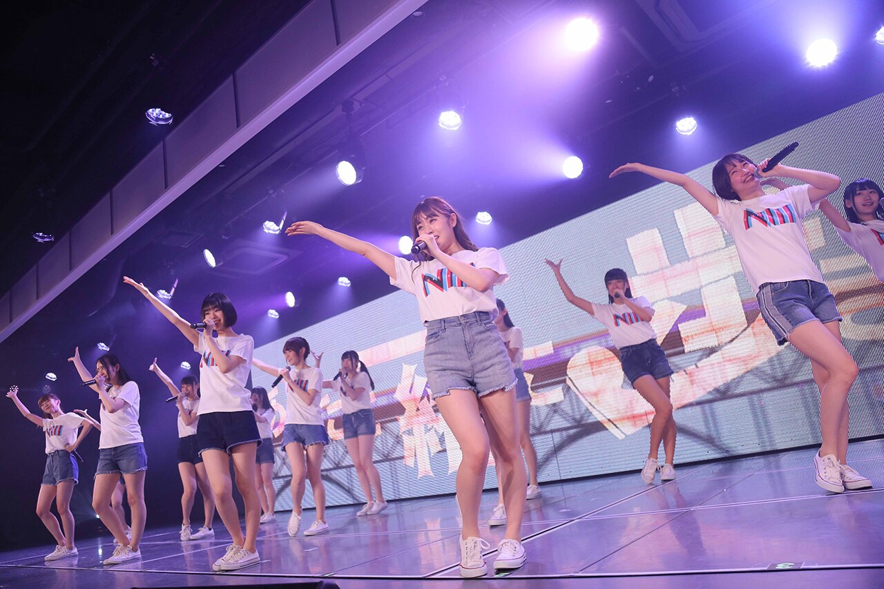 NGT48チームNIII「誇りの丘」公演の千秋楽の様子。(c)AKS [画像