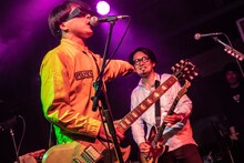 左からハヤシヒロユキ（Vo, G / POLYSICS）、フルカワユタカ。（撮影：中條のぞみ）