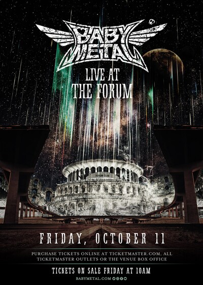 「BABYMETAL LIVE AT THE FORUM」ビジュアル