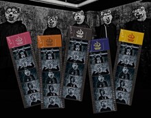 MAN WITH A MISSION「Remember Me」購入者特典のレントゲン風オリジナルクリアブックマーカー画像。