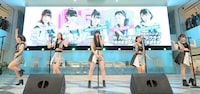 こぶしファクトリー。左から和田桜子、井上玲音、浜浦彩乃、野村みな美、広瀬彩海。（写真提供：アップフロント）