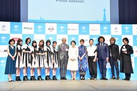 「横浜音祭り2019」の開催概要発表記者会見の様子。