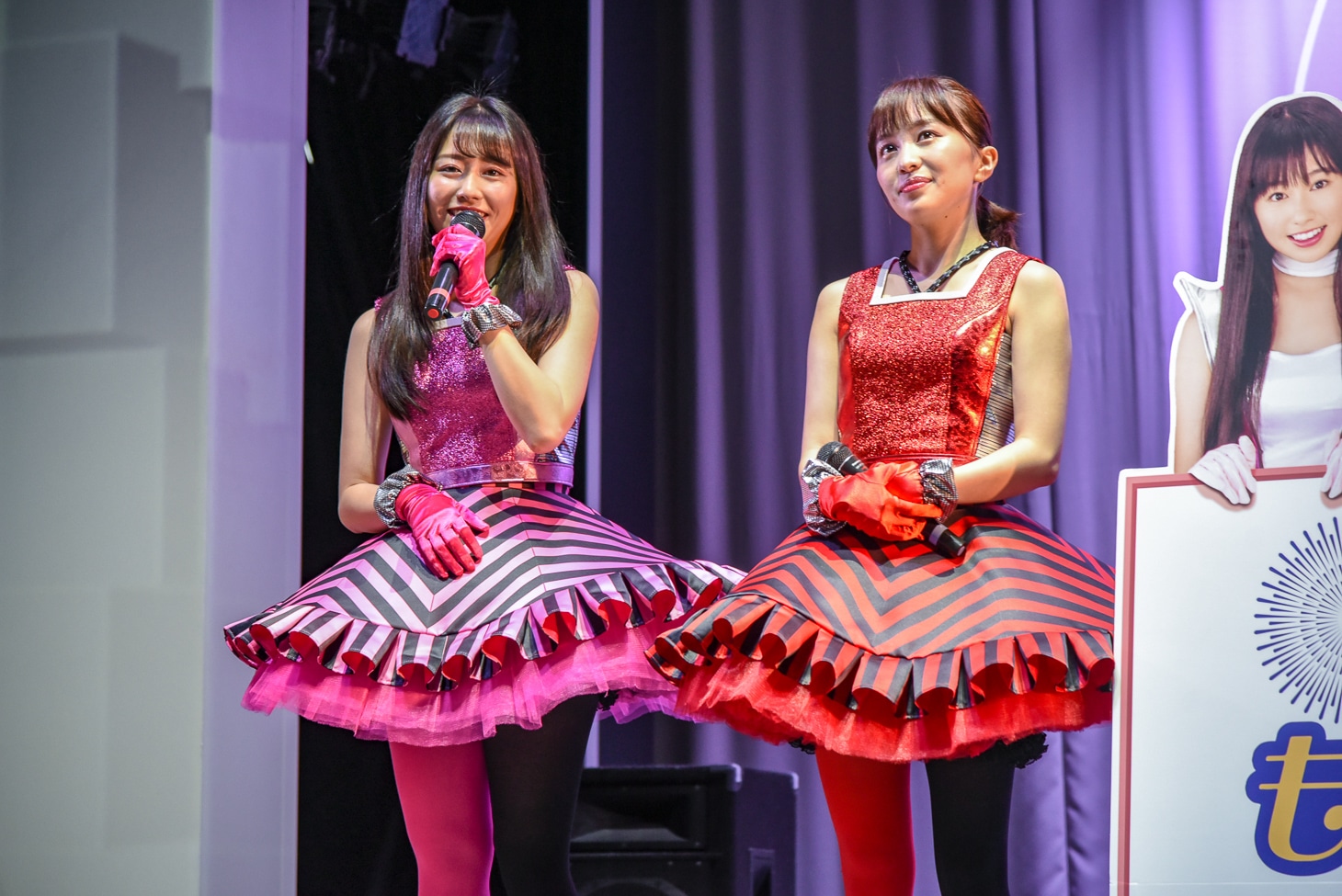 佐々木彩夏、百田夏菜子。