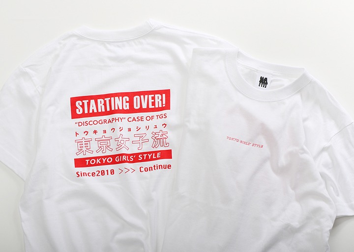 東京女子流×ナタリーストア Tシャツ（白）