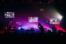 雨のパレード「ame_no_parade RELEASE PARTY "Ahead Ahead"」の様子。（Photo by Ray Otabe）