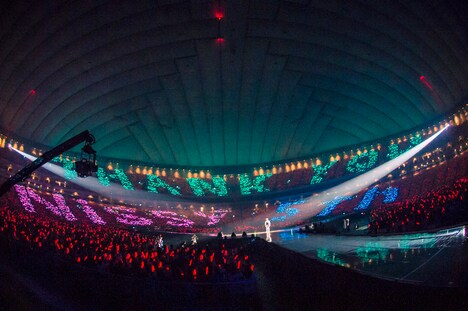 「Nissy Entertainment "5th Anniversary" BEST DOME TOUR」の様子。