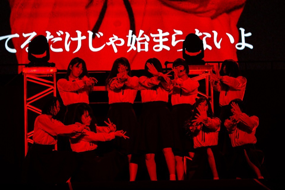 欅坂46二期生「おもてなし会」4月27日公演の様子。（撮影：上山陽介）
