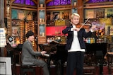 左から清塚信也、NAOTO。 (c)テレビ朝日