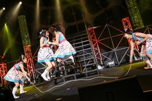 ロッカジャポニカ「ROCK A JAPONICA "FRONTIER" LIVE ～中野サンプラザ 平成最後のアイドルコンサート～」の様子。
