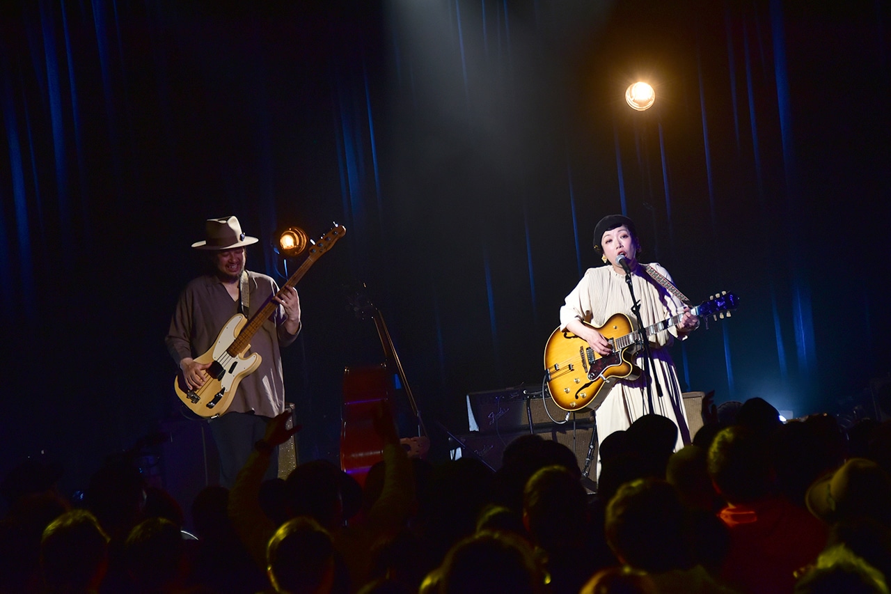 Ｔ字路s「PIT VIPER BLUES Release Tour」の様子。