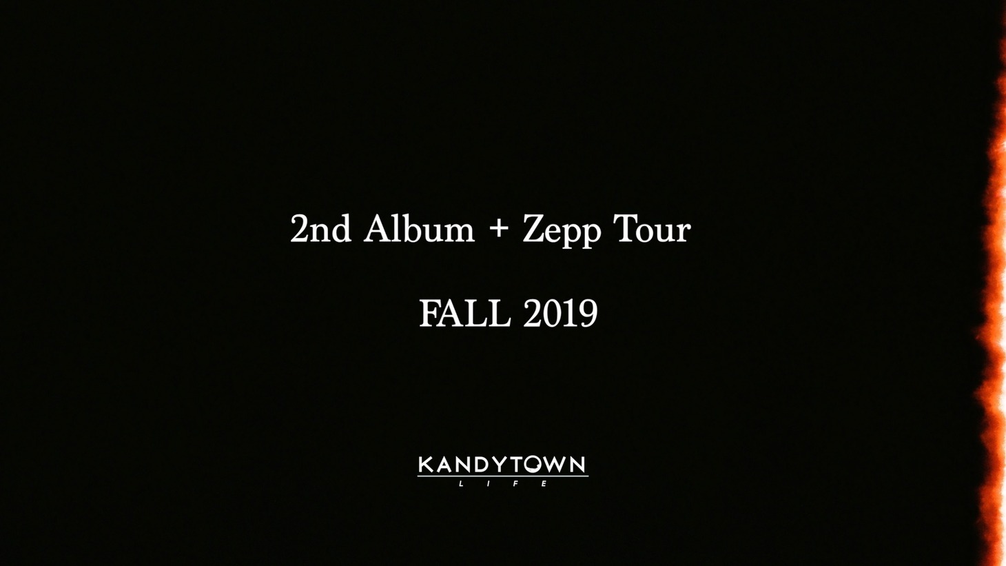 KANDYTOWN 2ndアルバム・Zeppツアー告知ビジュアル